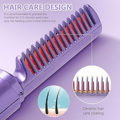 Rechargeable Mini Hair Straightener – Portable & Cordless