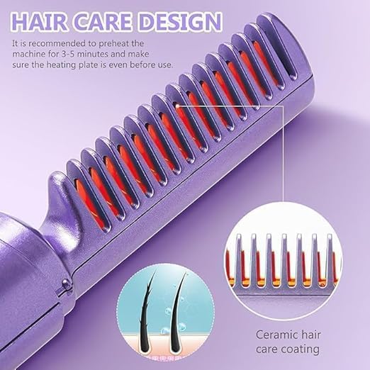 Rechargeable Mini Hair Straightener – Portable & Cordless